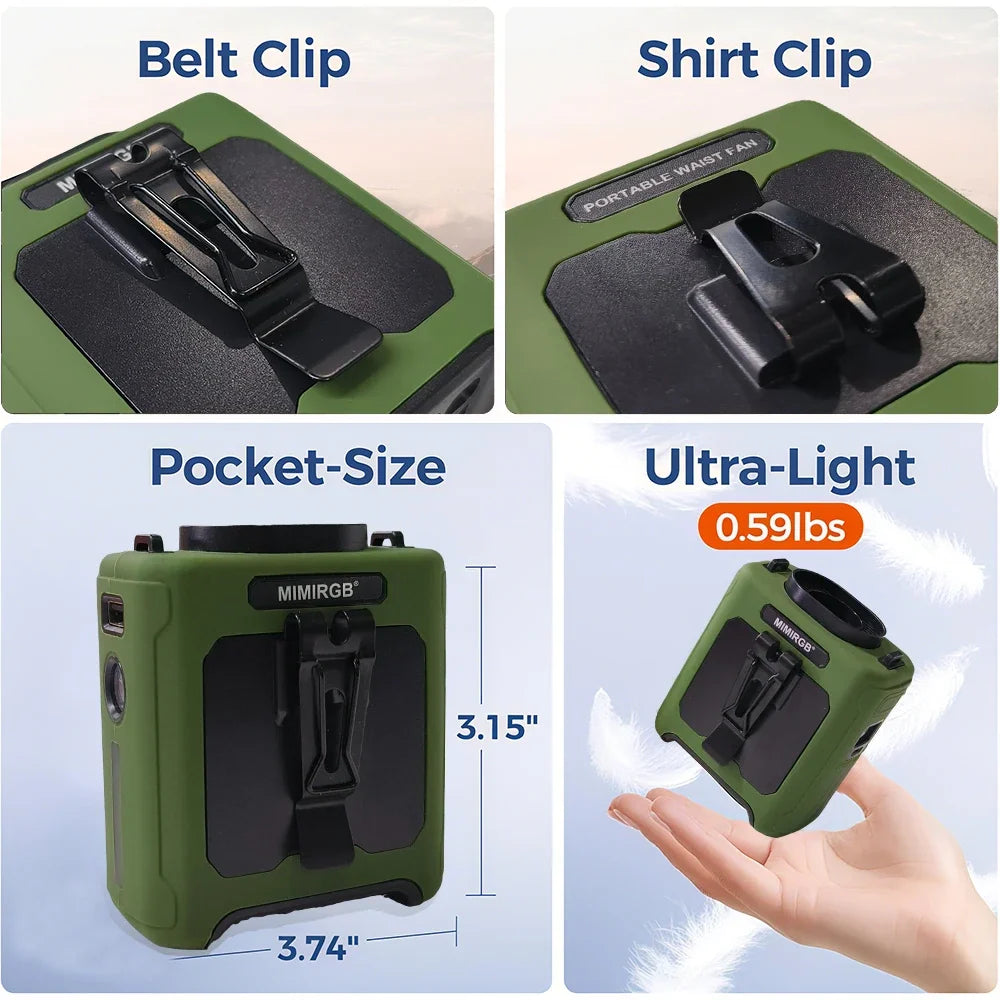 Homoxo™ Portable Waist Fan