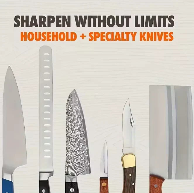 Homoxo™ Rolling Knife Sharpener Kit